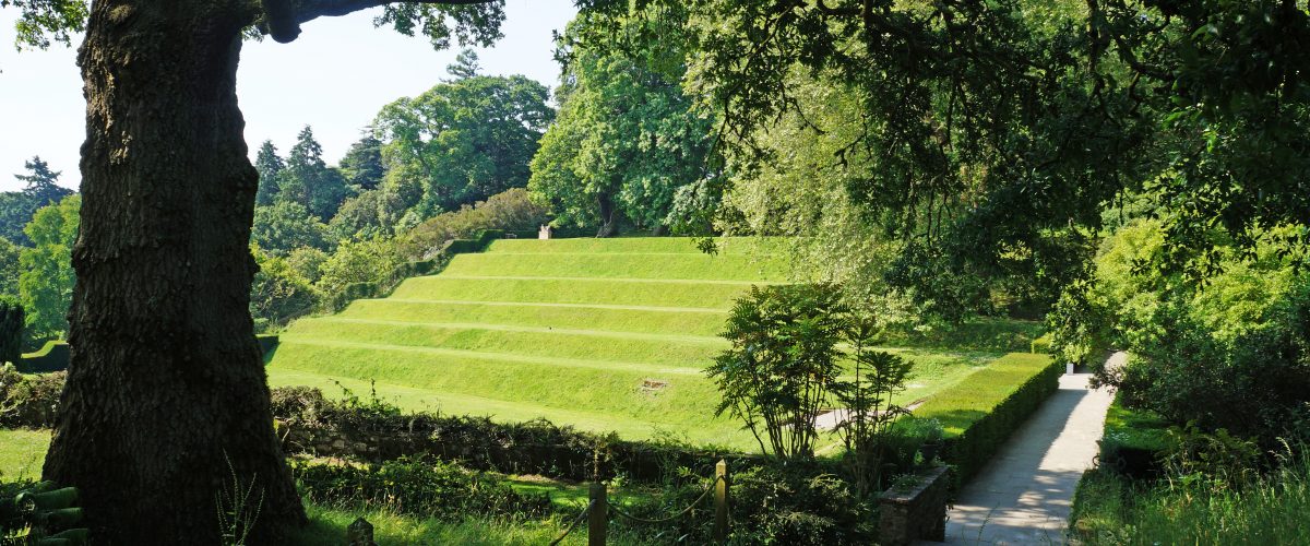 Tiltyard in Dartington Hall gardens